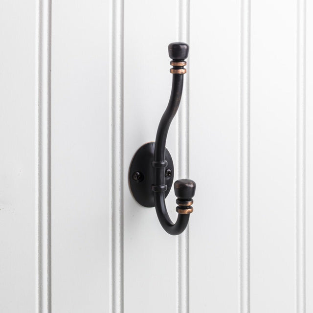 Elements YD50-518DBAC brushed oil rubbed bronze coat hook