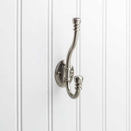 Elements YD50-518SN satin nickel coat hook