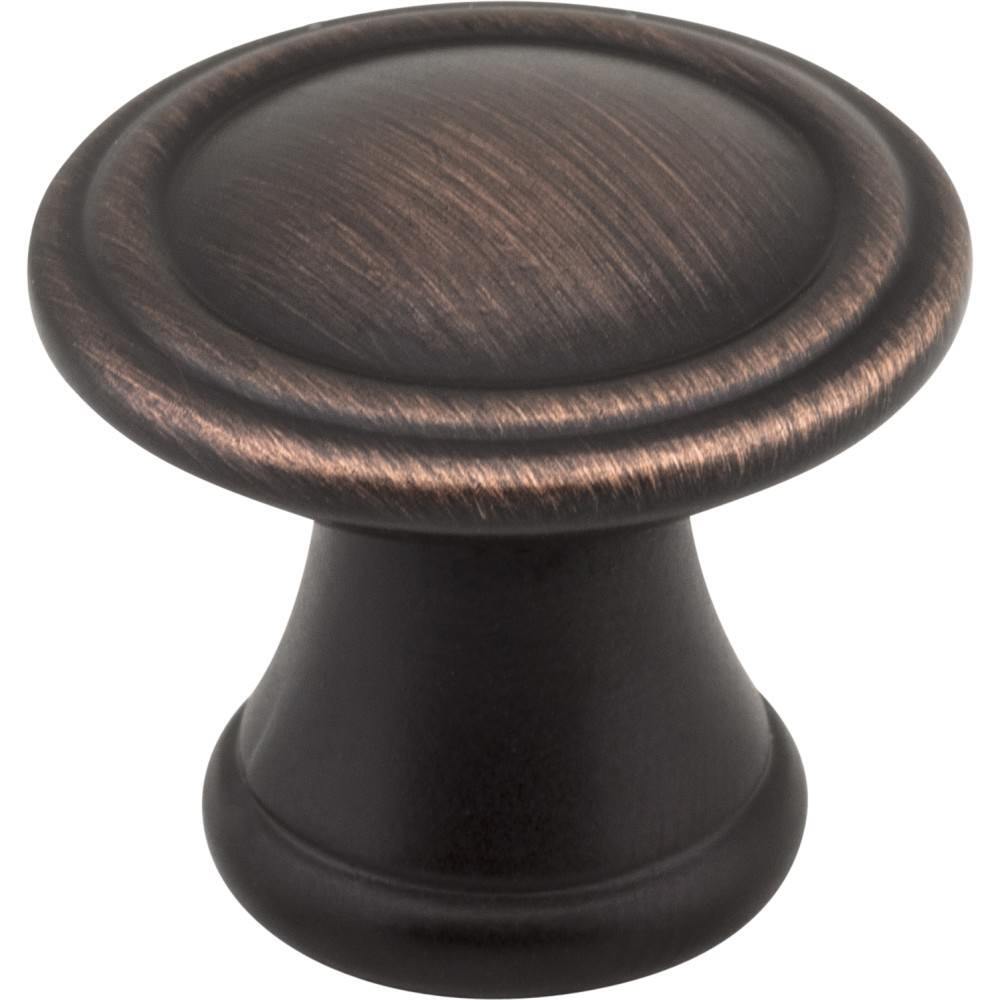 Jeffrey Alexander Z110-DBAC brushed oil rubbed bronze cabinet knob