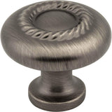 Hardware Resources Z117-BNBDL Lenoir 1-1/4" Zinc Cabinet Knob Brushed Pewter