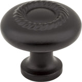 Hardware Resources Z117-MB Lenoir 1-1/4" Zinc Cabinet Knob Matte Black