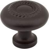 Hardware Resources Z117-ORB Lenoir 1-1/4" Zinc Cabinet Knob Dark Bronze