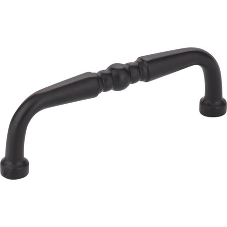 Elements Z259-3MB matte black cabinet pull