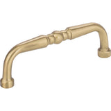 Elements Z259-3SB satin brass cabinet pull