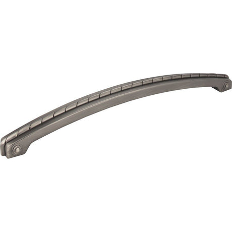 Jeffrey Alexander Z260-12BNBDL brushed pewter cabinet pull / appliance pull