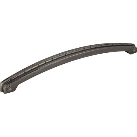 Jeffrey Alexander Z260-12BNB brushed black nickel cabinet pull / appliance pull
