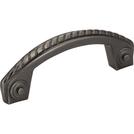Jeffrey Alexander Z260-3BNB brushed black nickel cabinet drawer pull