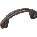Jeffrey Alexander Z260-3DBAC brushed oil rubbed bronze cabinet drawer pull