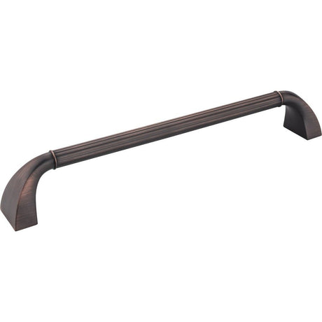 Jeffrey Alexander Z281-12DBAC Cordova cabinet pull / appliance pull in satin stainless, additional view
