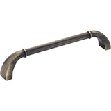 Jeffrey Alexander Z281-160ABSB antique brushed satin brass cabinet drawer pull