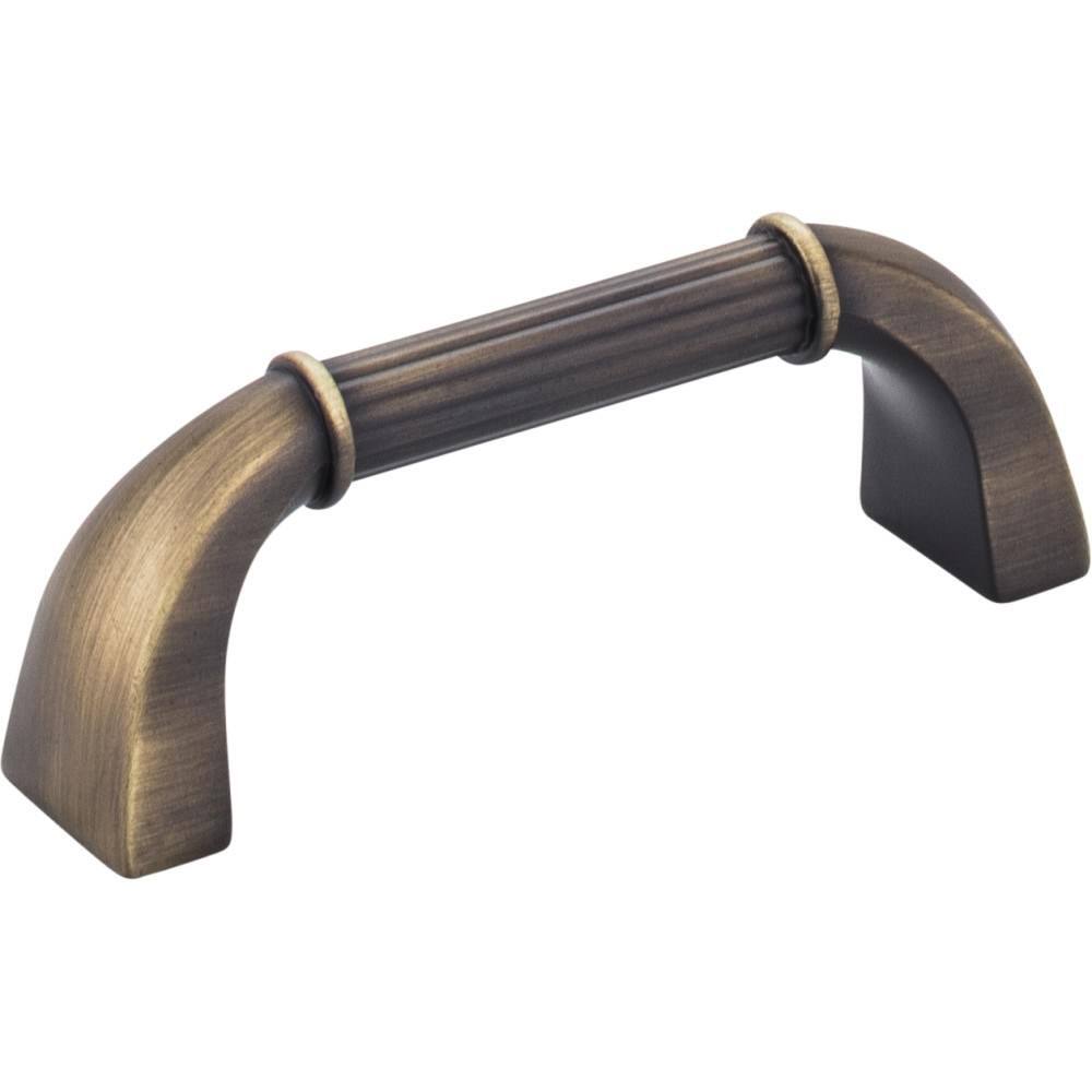 Jeffrey Alexander Z281-ABSB antique brushed satin brass cabinet drawer pull