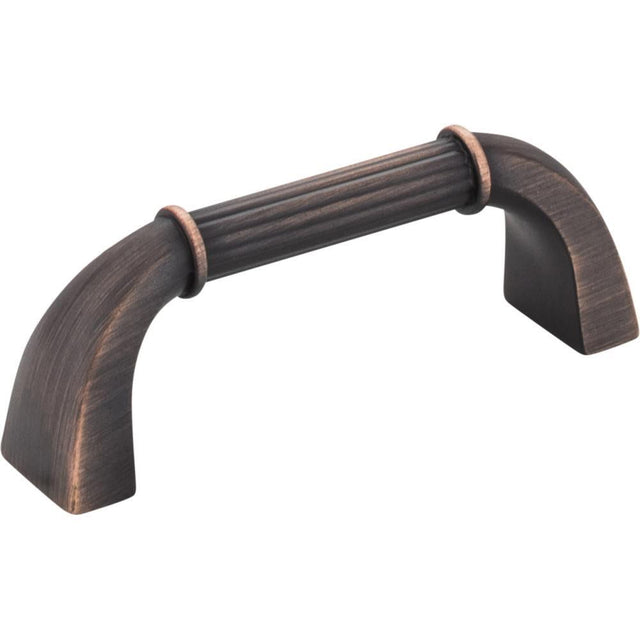 Jeffrey Alexander Z281-DBAC brushed oil rubbed bronze cabinet drawer pull