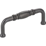 Jeffrey Alexander Z290-3-DACM gun metal cabinet drawer pull