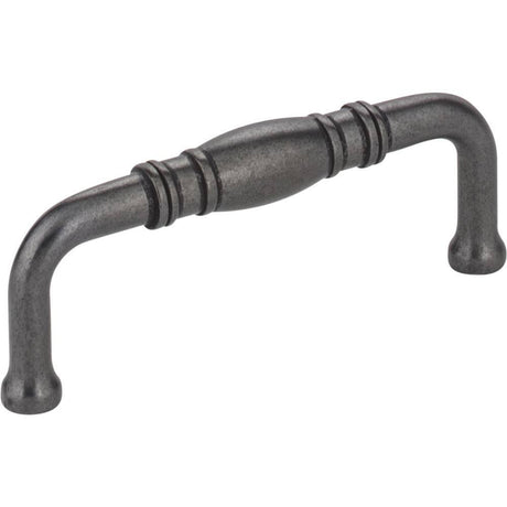 Jeffrey Alexander Z290-3-DACM gun metal cabinet drawer pull