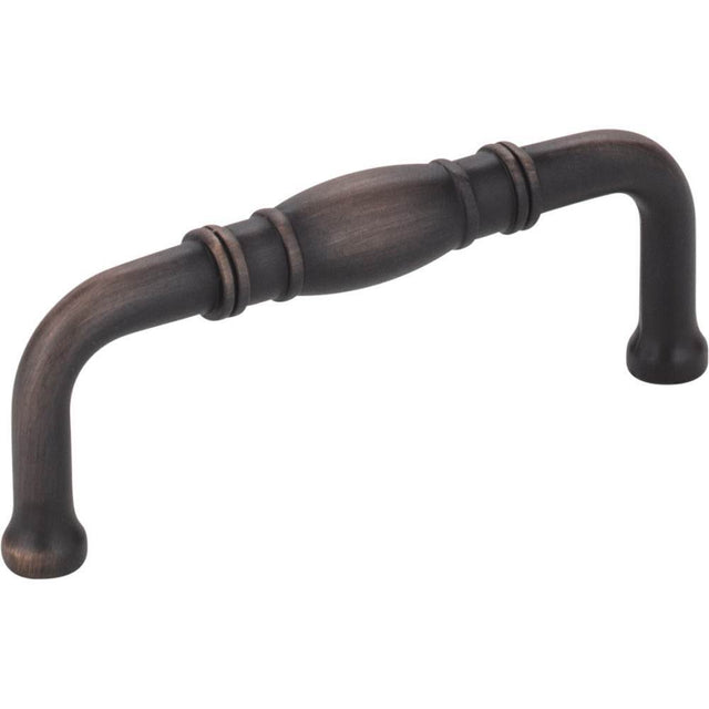 Jeffrey Alexander Z290-3-DBAC brushed oil rubbed bronze cabinet drawer pull