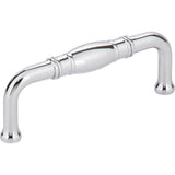 Jeffrey Alexander Z290-3-PC polished chrome cabinet drawer pull