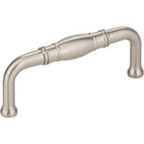 Jeffrey Alexander Z290-3-SN satin nickel cabinet drawer pull