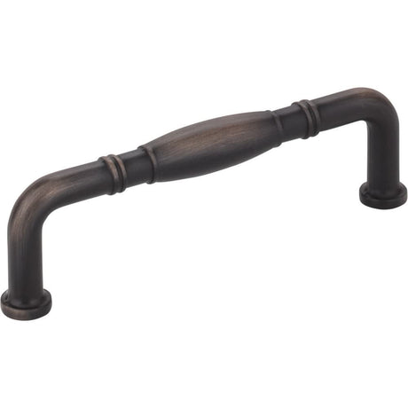 Jeffrey Alexander Z290-96-DBAC Durham cabinet drawer pull in satin stainless, additional view