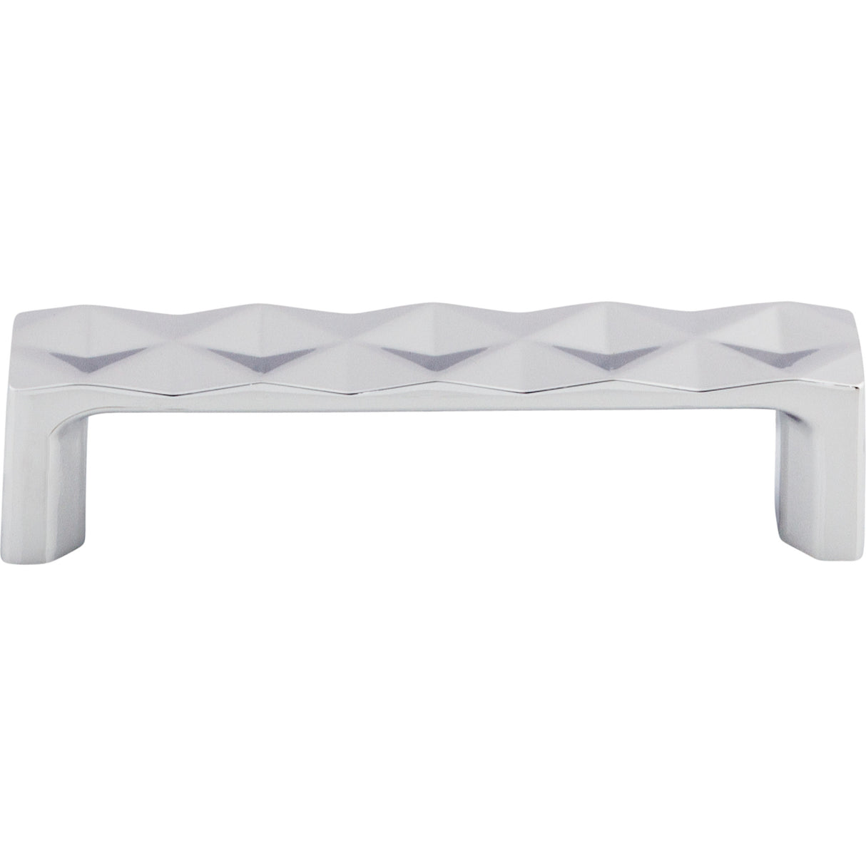 Top Knobs TK561PC Quilted 3 3/4" Center to Center Bar Pull Polished Chrome