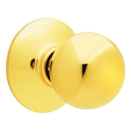 Schlage Commercial A10ORB605 polished brass passage door knob