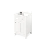 Jeffrey Alexander Chatham 24" White Single Sink Bathroom Vanity with Calacatta Vienna Quartz Top - 8 in. Widespread Faucet Top product image 3