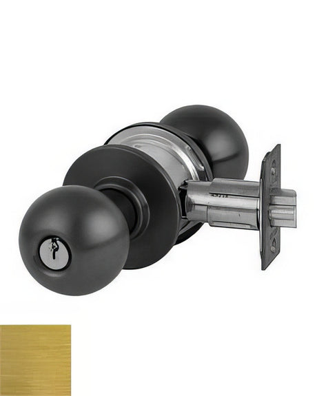 Schlage A53PORB606 Orbit keyed entry door knob, additional view
