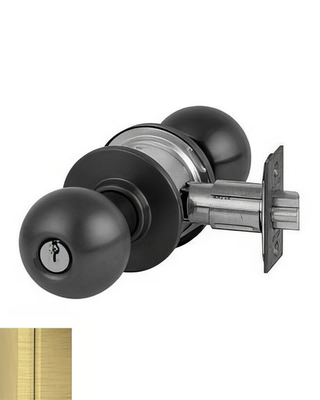 Schlage A53PORB609 Orbit keyed entry door knob, additional view