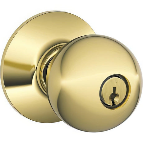 Schlage A53RORB605 Orbit keyed entry door knob, additional view