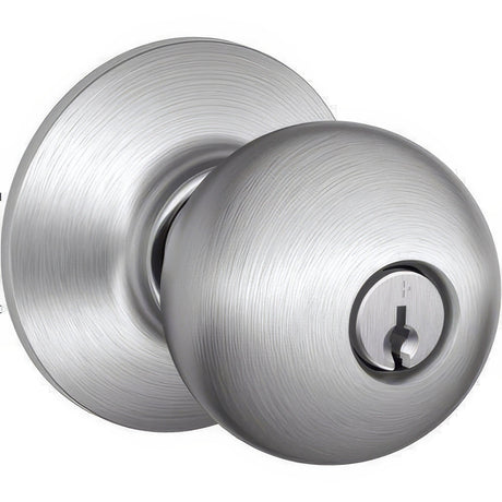Schlage A53RORB626 Orbit keyed entry door knob, additional view