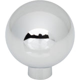 Top Knobs TK3341PC Brockwell 1 1/4" Diameter Round Knob Polished Chrome