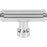 Top Knobs TK3401PC Pemberton 2 1/4" Length Bar Knob Polished Chrome