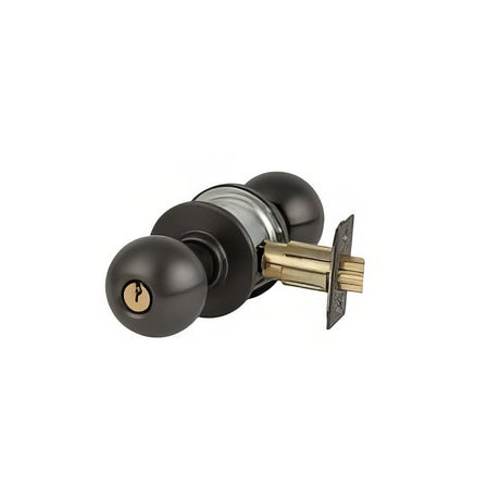 Schlage A80PORB613 Orbit storeroom door knob, additional view