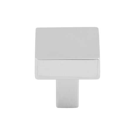 Top Knobs TK740PC Channing 1 1/16" Length Square Knob Polished Chrome