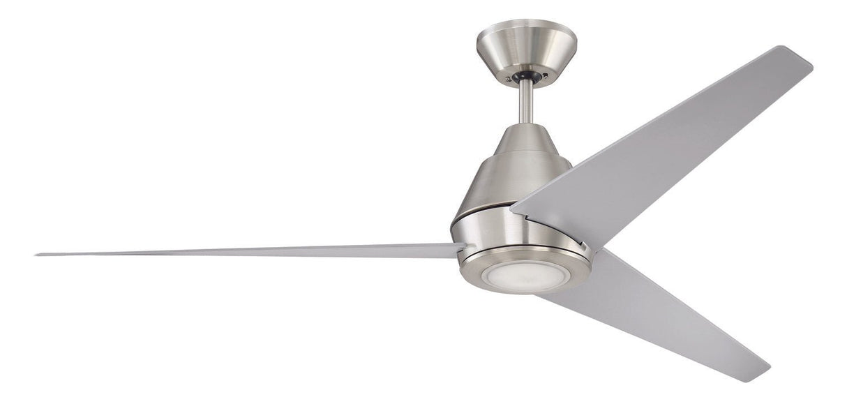 Craftmade ACA56BNK3 brushed polished nickel ceiling fan blades included