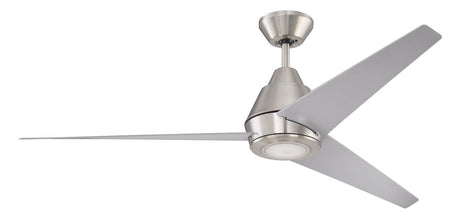Craftmade ACA56BNK3 Acadian Indoor/Outdoor ceiling fan (blades included) in polished brass, additional view