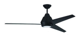 Craftmade ACA56FB3 flat black ceiling fan blades included