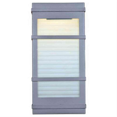 Access Lighting 20040LEDDMG-SAT/RFR Metropolis LED Outdoor Wall Light Satin