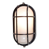 Access Lighting 20290-BL/FST Nauticus Outdoor Wall Sconce Black / Frosted
