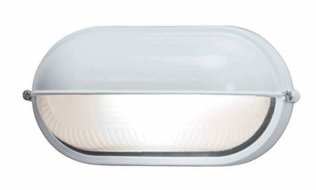 Access Lighting 20291-WH/FST white / frosted outdoor wall sconce