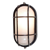 Access Lighting 20292-BL/FST Nauticus Outdoor Wall Sconce Black / Frosted
