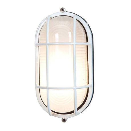 Access Lighting 20292-WH/FST Nauticus Outdoor Wall Sconce White / Frosted