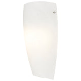 Access Lighting 20415LEDDLP-ALB Daphne Brushed Steel Alabaster