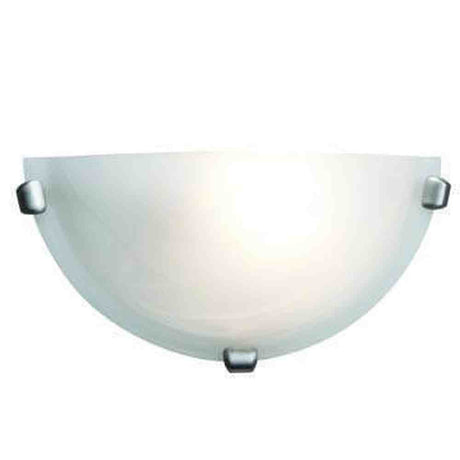 Access Lighting 20417-BS/ALB brushed steel / alabaster wall washer