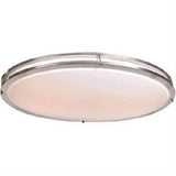 Access Lighting 20468LEDD-BS/ACR Solero Oval Flushmount Brushed Steel