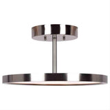 Access Lighting 20494LEDD-BS/ACR Sphere LED Semi-Flush Brushed Steel