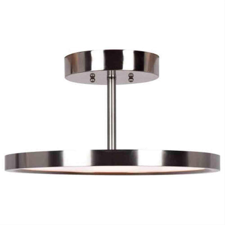Access Lighting 20494LEDD-BS/ACR Sphere LED Semi-Flush Brushed Steel