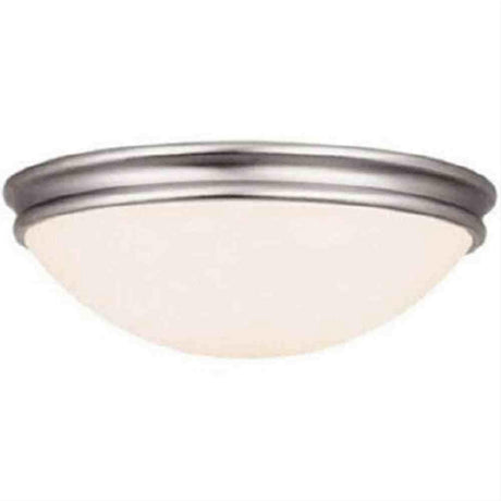 Access Lighting 20725LEDDLP-BS/OPL Atom LED Flushmount Brushed Steel