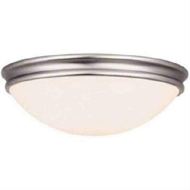 Access Lighting 20725LEDDLP-BS/OPL Atom LED Flushmount Brushed Steel