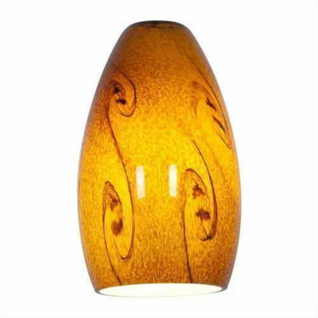 Access Lighting 23111-ASKY Inari Glass Shade Amber Sky