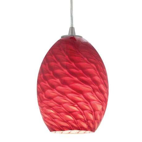 Access Lighting 23123-REDFB FireBird Ostrich Pendant Glass Shade Red Fire Bird